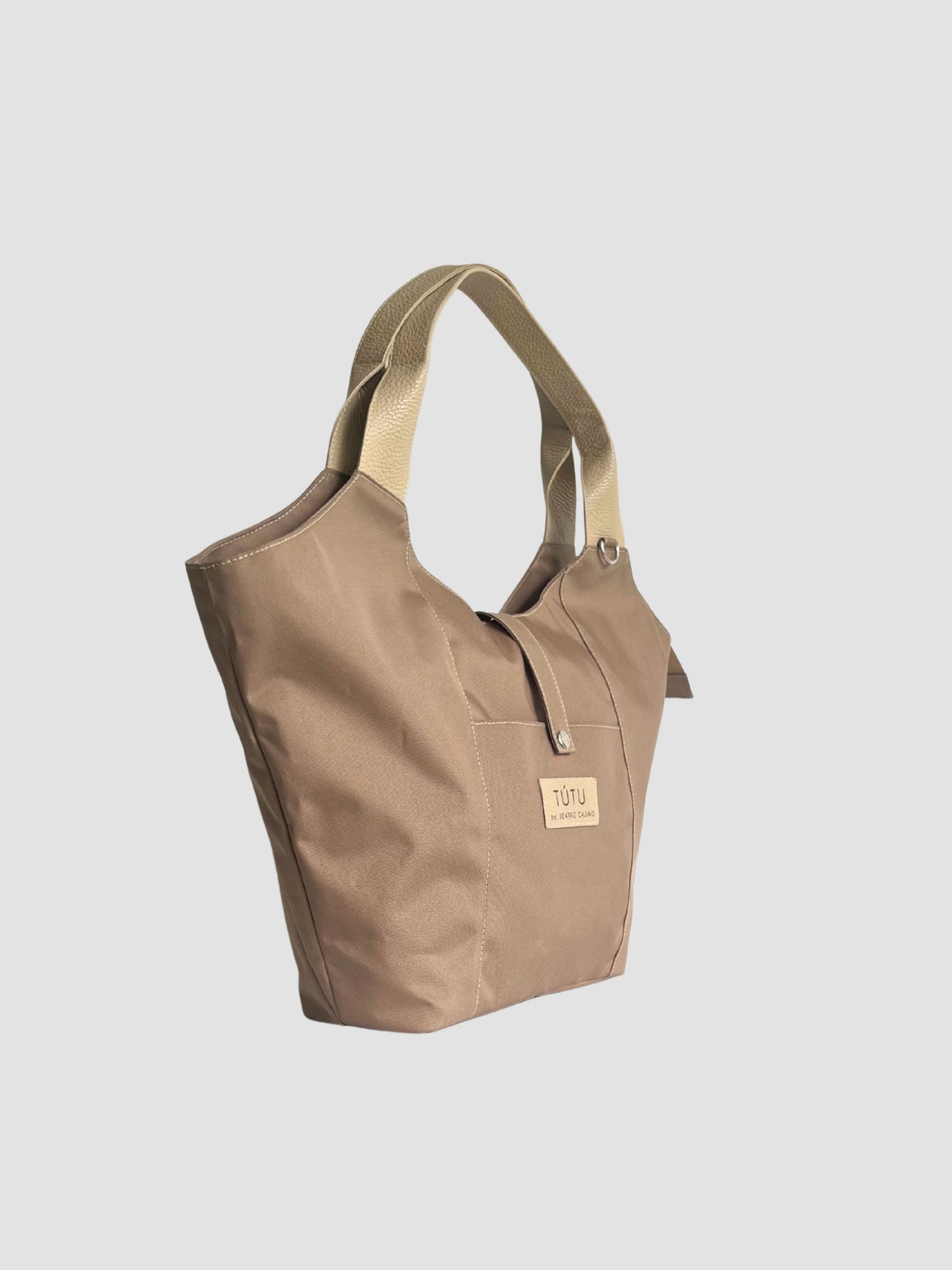 Bolso de hombro standard que entiende tu día - Beige