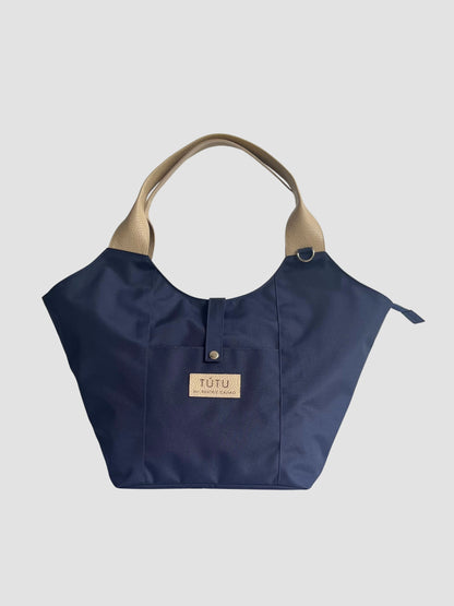 Bolso de hombro standard que entiende tu día - Azul Oscuro