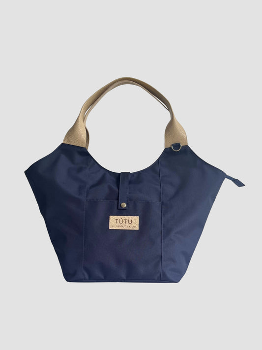 Bolso de hombro standard que entiende tu día - Azul Oscuro