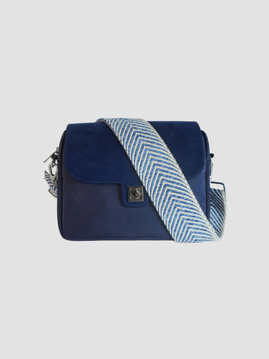 Manos libres con tapa lince un toque elegante y suave - Azul oscuro